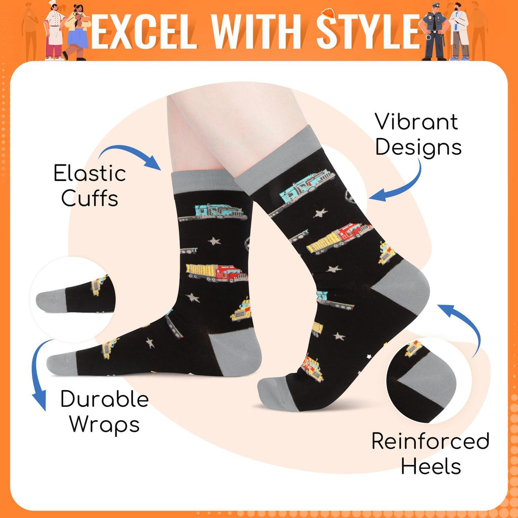 Funny Retirment Gifts - Truck Driver Doctor Teacher Lawyer Socks