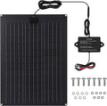 Solar Battery Charger Maintainer,  20W Solar Panel Kit for Dump Trailer Built-In Maintenance Pulse & Intelligent MPPT Charge Controller, Waterproof, Suitable for 12V Lead-Acid Battery