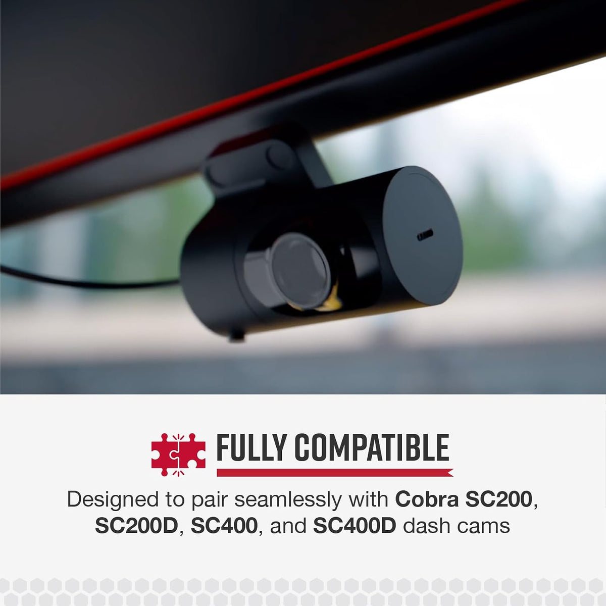 Rear-View Camera for SC Series Dash Cams, with Full HD Video