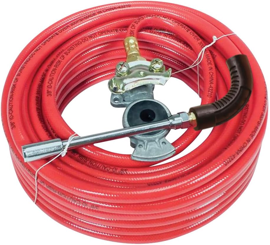 Premium 574-50GH 3/8" X 50' PVC Glad-Hand Air Hose - Essential Truck Tire Inflator Kit
