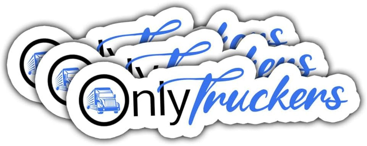 3Pcs Only Truckers Sticker Funny Trucker Life Onlytruckers Stickers Gift