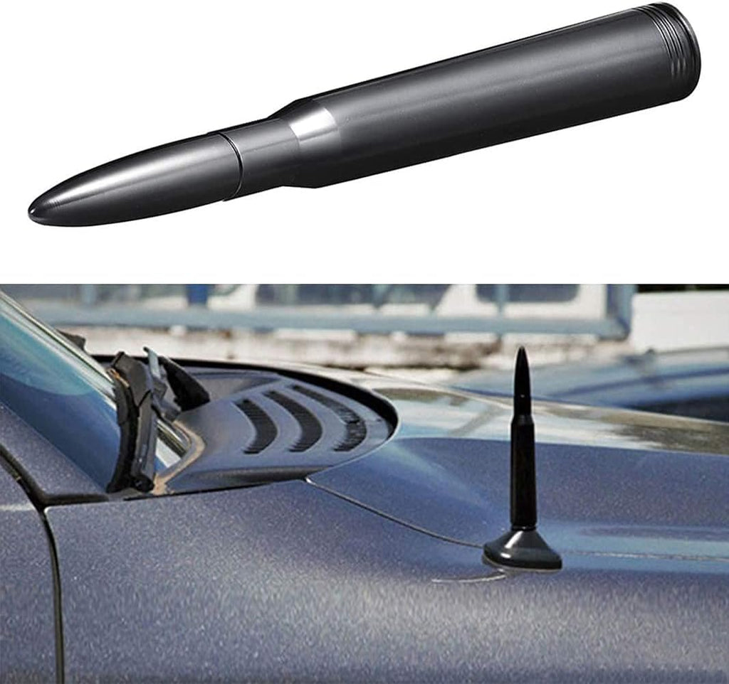 Car Truck Bullet Antenna Mast Vehicle Antenna Replacement for Heavy Duty Classic Pickup Trucks