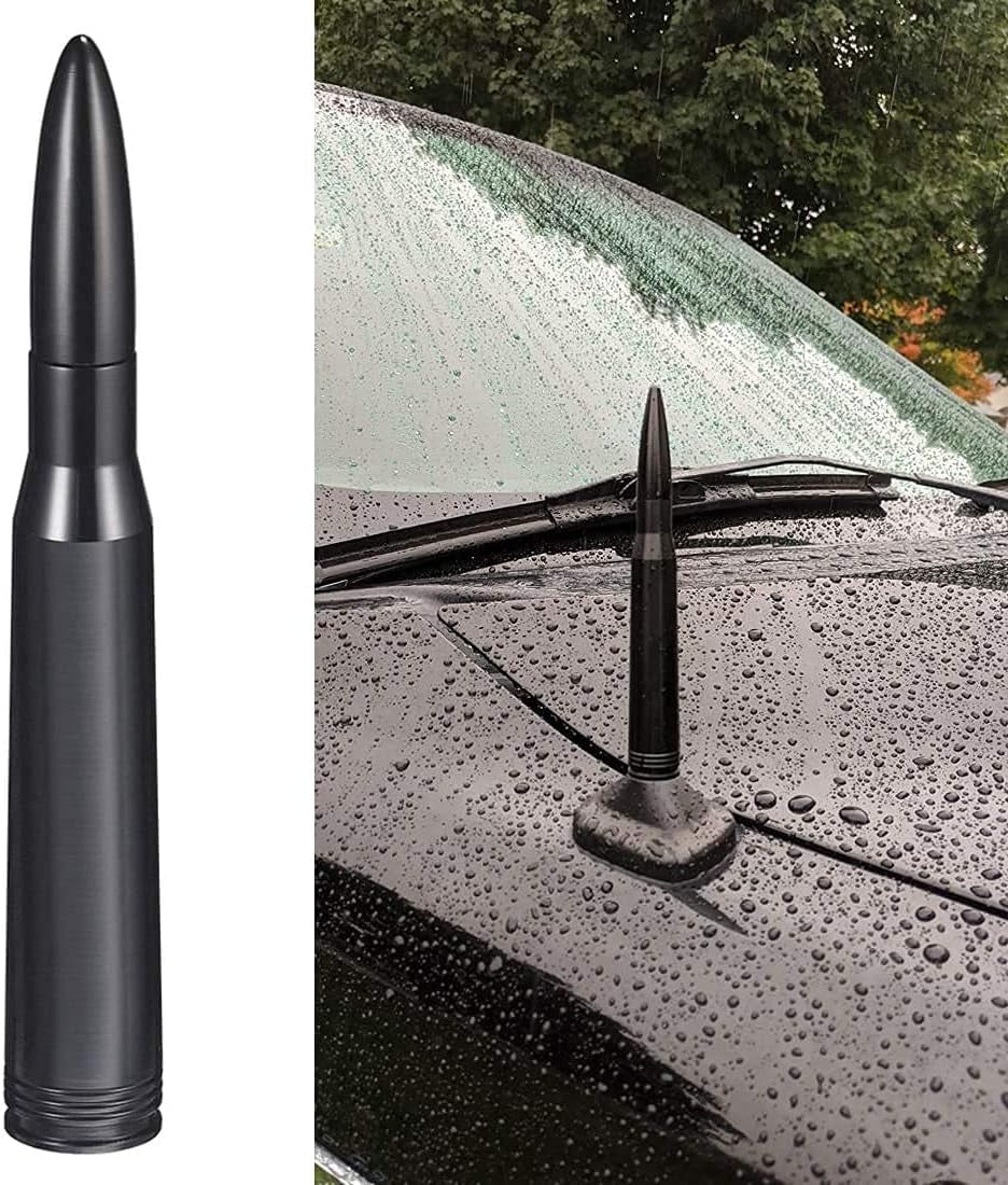 Car Truck Bullet Antenna Mast Vehicle Antenna Replacement for Heavy Duty Classic Pickup Trucks