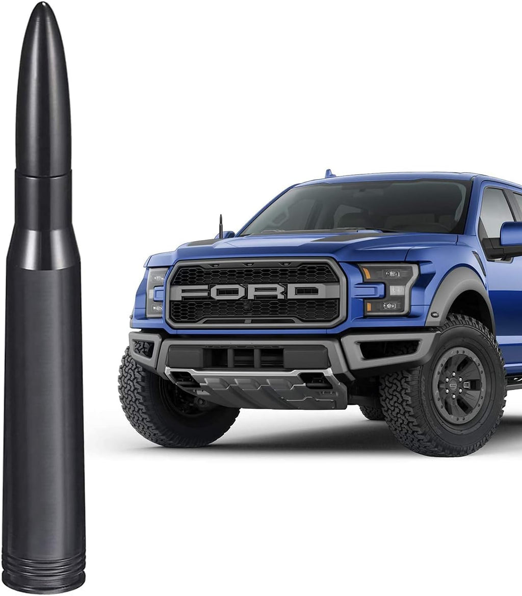 Car Truck Bullet Antenna Mast Vehicle Antenna Replacement for Heavy Duty Classic Pickup Trucks